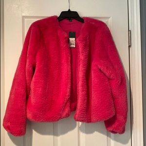 Wild Fable Pink Faux Fur Jacket